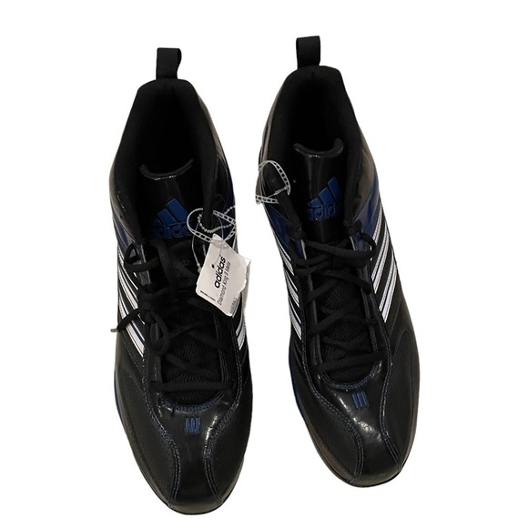 Adidas  Diamond King 9 Meta Blue/Black Baseball Metal Cleats Size 12 NEW main image 6